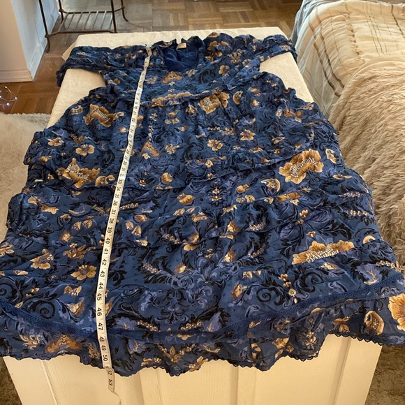 Spell & The Gypsy Blue Aurora stunning maxi tiered stunning bohemian dress. - Picture 10 of 16